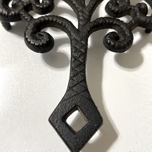 1951 Vintage JZH “Family Tree” - Cast Iron Trivet Decorative Wall Hanging - Picture 5 of 10